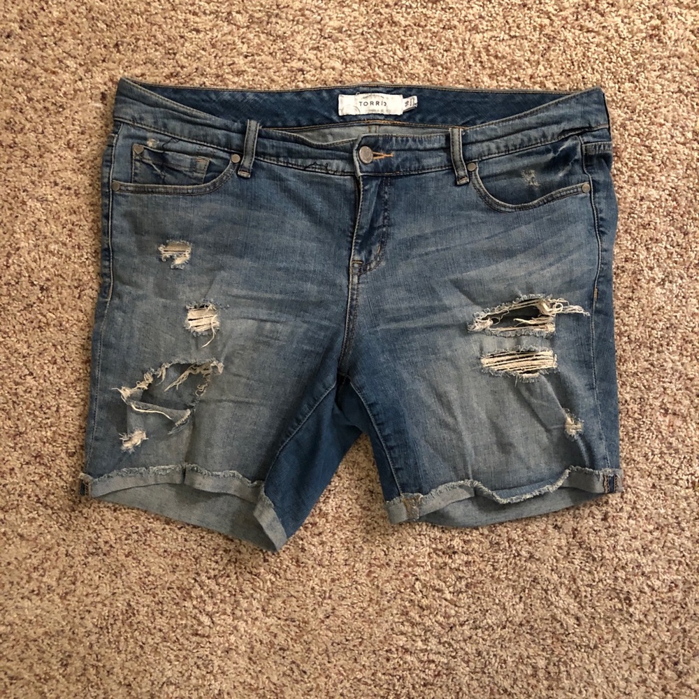 Torrid denim shorts